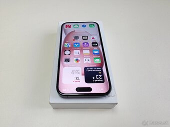 APPLE IPHONE 15 128GB BLACK,ZDRAVIE BATERKY 100% - 4