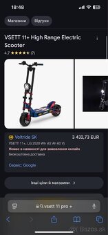 VSETT 11+ High Range Elektric Scooter - 4