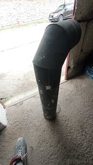 Koleno na komín + predlžovák 17,5 cm a 18 cm
- 4