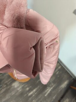 Zimná dievčenská vetrovka - ružová - 4