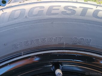 Sada kolies VW Tiguán 2, plechové disky + pneu 215/65 R17 - 4