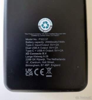 Powerbank 20.000 mAh, BOOSTCORE USB C ČIERNY - 4