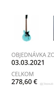 Elektrická gitara Harley Benton- dc junior fat benton blue - 4