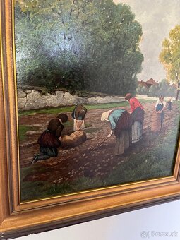 Olejomaľba na doske 2 - 4