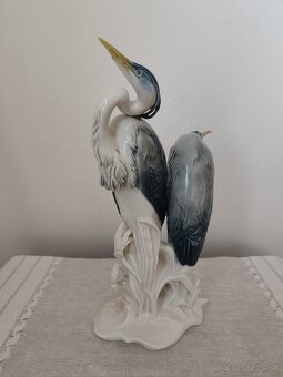 Ens Volkstedt volavky porcelánová soška 36 cm - 4