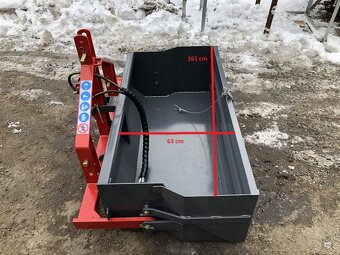 Transportný box PRMH 120 bedna za traktor - 4
