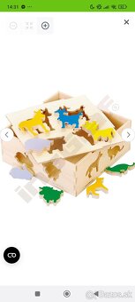 Drevená vkladačka zvieratká - 4