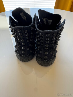 Converse Monocrome, ALL-star Chuck Taylor, black spike - 4