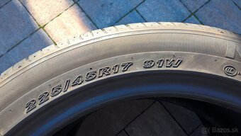 2 + 2 ks LETNÉ 225/45 R17 91V cca 6-7 a 8 mm rok 2022 a 2021 - 4