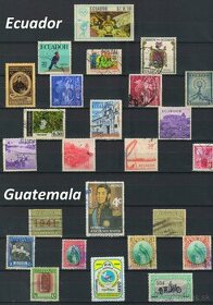 Poštové známky, filatelia: Južná a Latinská Amerika - 4