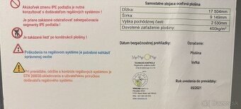 Predám oceľovú samostatne stojacu plošinu – 159 m² - 4