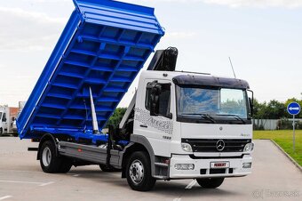 MERCEDES ATEGO 1523 TROJSTRANNÝ SKLÁPAČ + HYDRAULICKÁ RUKA - 4