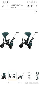 KINDERKRAFT Trojkolka Easytwist Midnight Green, - 4