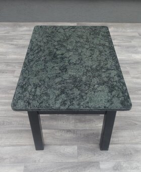 Stolík mramorový – granit – 85 cm . - 4