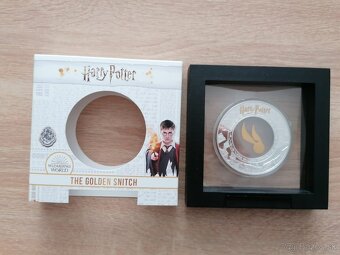 investičné strieborné mince proof Harry Potter strela - 4