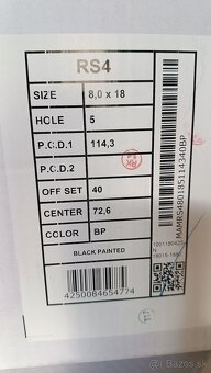 R18 5x114,3 mm ALU disky MAM čierne - 4