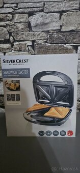 Nový Sendvičovač/toustovač 3v1 Silvercrest 750W - 4
