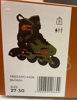 Koleskové korčule Spokey FRE K G 27-30 - 4