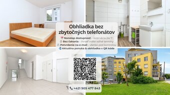 PRENÁJOM: 3-izbový byt, Slávičie údolie 41, Staré Mesto, BA - 4