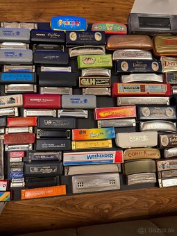 Predám zbierka ústna harmoníka HOHNER okolo 70ks. - 4