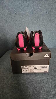 Kopačky Adidas Goletto ( Čierno-ružové ) - 4