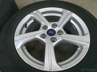 5x108R16 elektrony FORD-205/60R16 CONTINENTAL-zimne pneu - 4