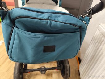 Seeba Art tmavozeleny kočík 2kombinacia - 4