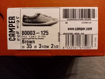 Detské topánky Camper barefoot veľ. 35 - 4