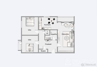 BOSEN | Zvýhodnená cena, 3izbový byt s veľkou loggiou, 110m2 - 4