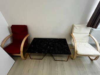 Regál jisk, matrace, písací stolík - 4