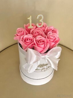 Box mydlových ruží so zápisom - 4