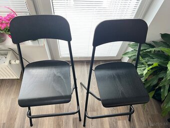 Predám 2 skladacie ikea barové stoličky FRANKLIN - 4