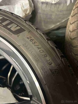 BMW M5 Originálne disky BMW + zimné pneumatiky Michelin Pilo - 4