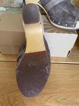 UGG, originál, kožené drevaky č. 36 - 4