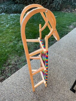 Kvalitné drevené detské sánky - Sanky buk - 4