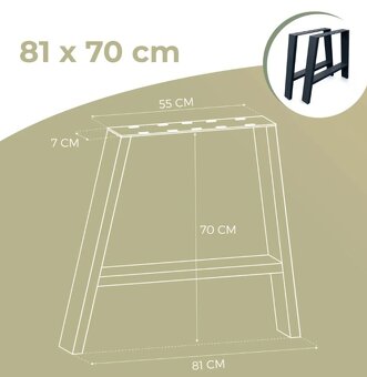 Podnože rôzne druhy A,U, X - 4