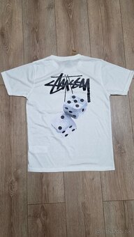 Stüssy Fuzzy Dice Tee white/white - 4