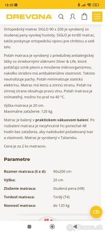 Ortopedicky matrac 90x200 - 4