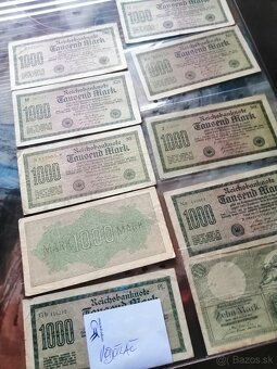 staré nemecké Ríšske bankovky - 4