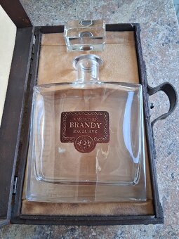 Fľaša, truhlica z koňaku - 4