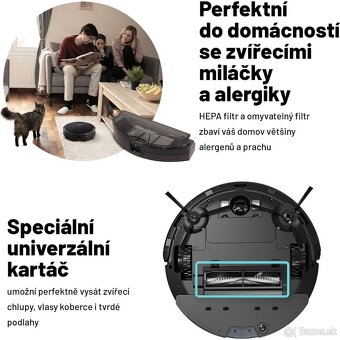 robotický vysávač Lauben Robot Vacuum 15BB - 4