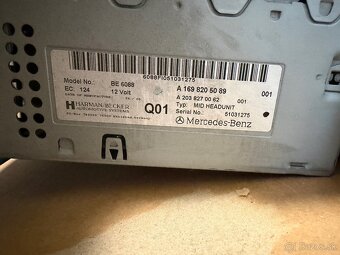 Autorádio Mercedes Navigácia Originál - 4