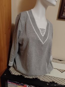 Sivý pulóver v.XL - 4