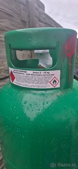 Predám plné 10kg propan flaše. - 4