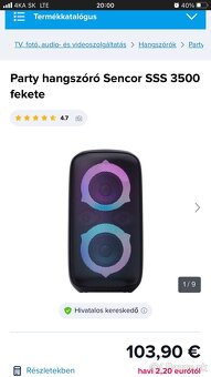 Sencor party Bluetooth speaker sss3500 - 4