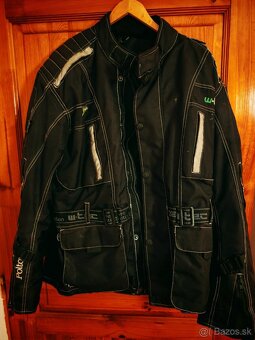 Pánska moto bunda W-tec + nohavice - 4