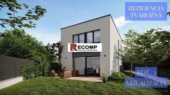 Rezidencia Tvarožná – moderné rodinné domy na predaj - 4