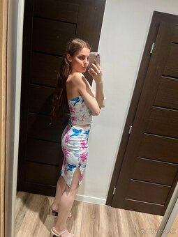 Krásny letný set top + sukňa - 4