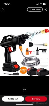 Akumulátorová WAP - vysokotlakový čistič - 4