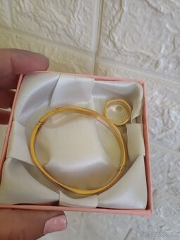 Set-náramok a prsteň v štýle cartier - 4